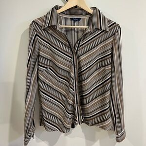 Reitmans Multicolor Striped Blouse